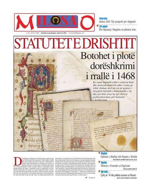 Gazeta Shqiptare 2009-04-26